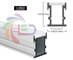 PERFIL L092 Incrustar piso