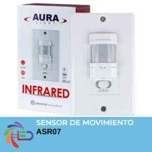 ASR07 SENSOR DE MOVIMIENTO INCRUSTAR PARED  2 CABLES