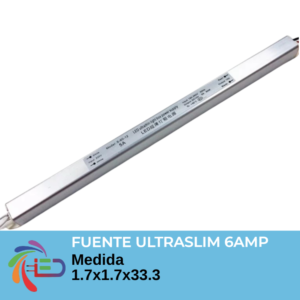 FUENTE ULTRASLIM 6AMP-12V