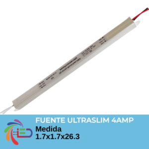 FUENTE ULTRASLIM 4AMP-12V